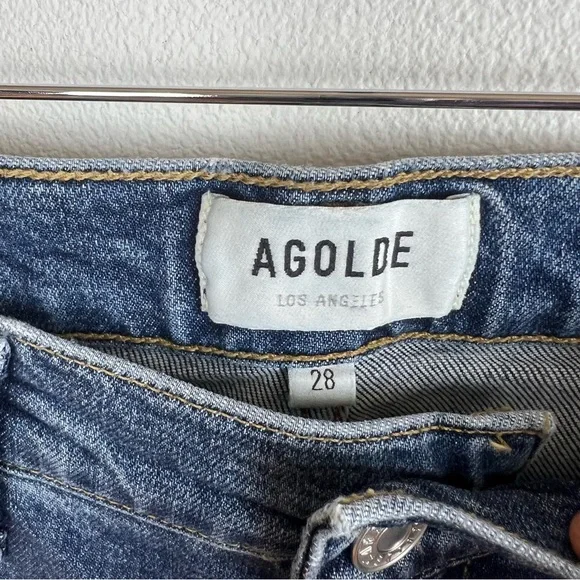 AGOLDE Kye Mid Rise Straight Leg Jeans